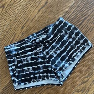 3/$25 Black and White Tie-Dye swim Shorts
